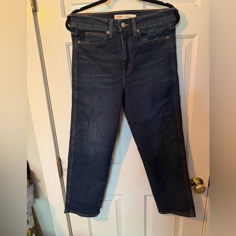 Levi's Women's High Rise Jeans in Dark Blue